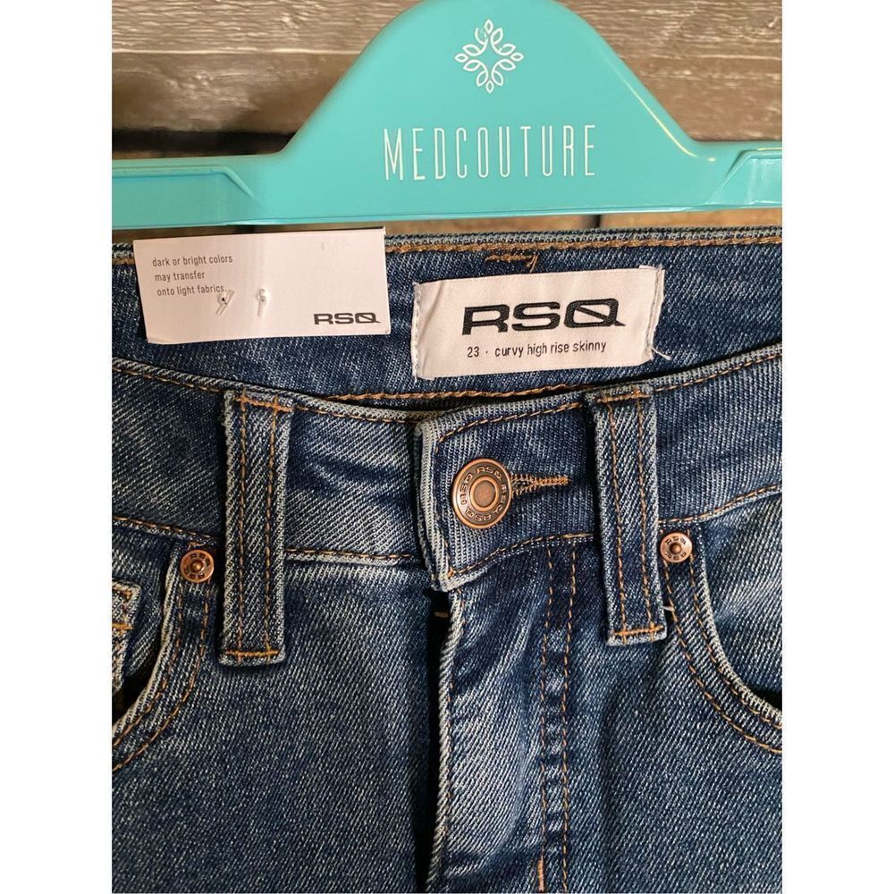 Nwt Rsq Curvy High Rise Skinny Jeans - Picture 3 of 6